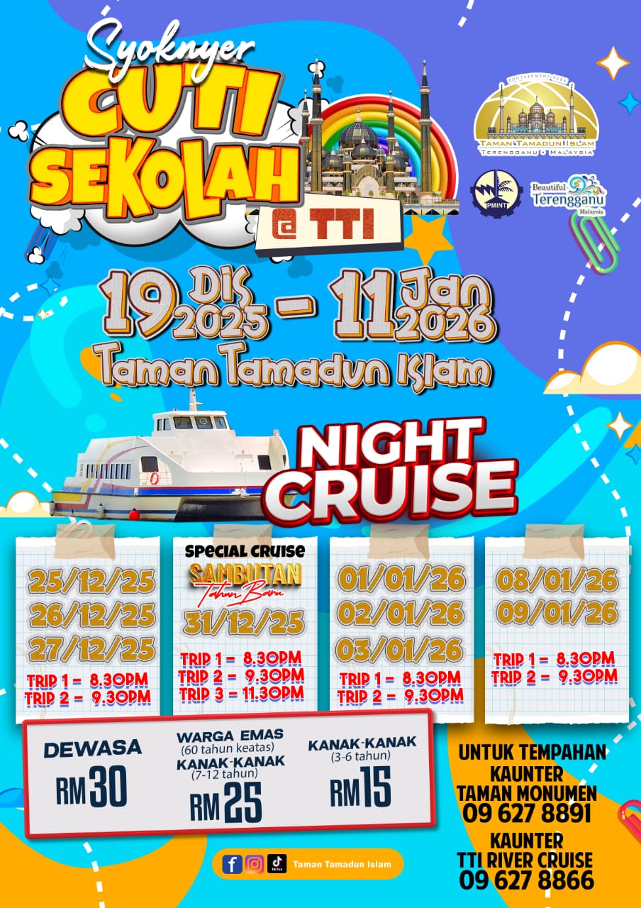 19 Dis 2025 Promo Cuti Sekolah Night Cruise